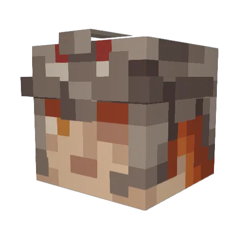 renzo163 Minecraft avatar head, 3D render
