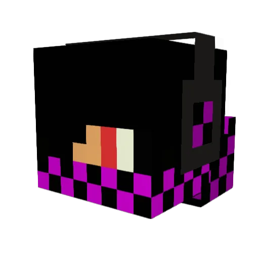 reon4433 Minecraft avatar head, 3D render