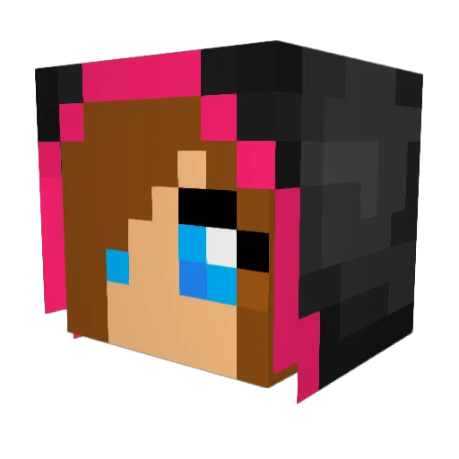 reon_reon Minecraft avatar head, 3D render
