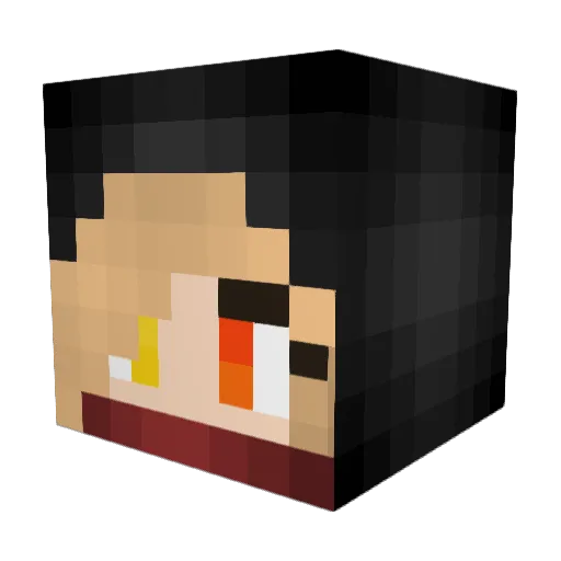reoreona Minecraft avatar head, 3D render