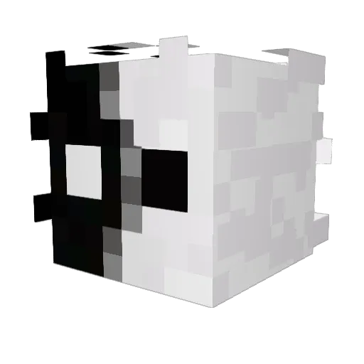 repaereht Minecraft avatar head, 3D render