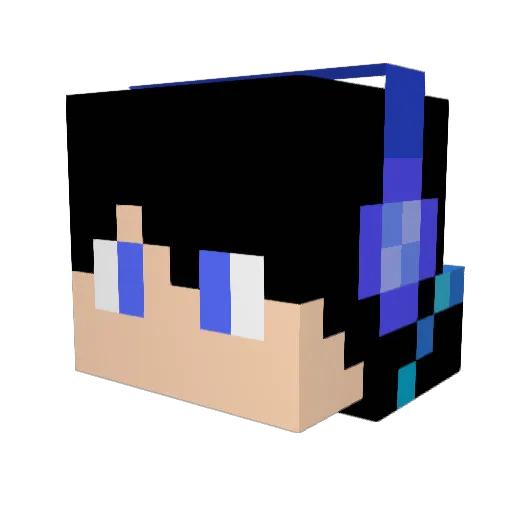 repe3081 Minecraft avatar head, 3D render