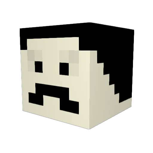 reper2012 Minecraft avatar head, 3D render