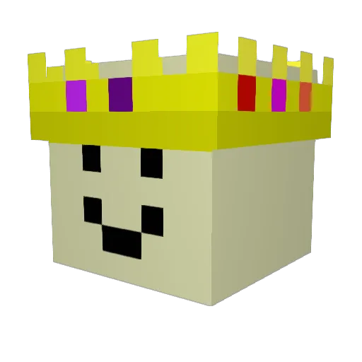 reperpeper Minecraft avatar head, 3D render