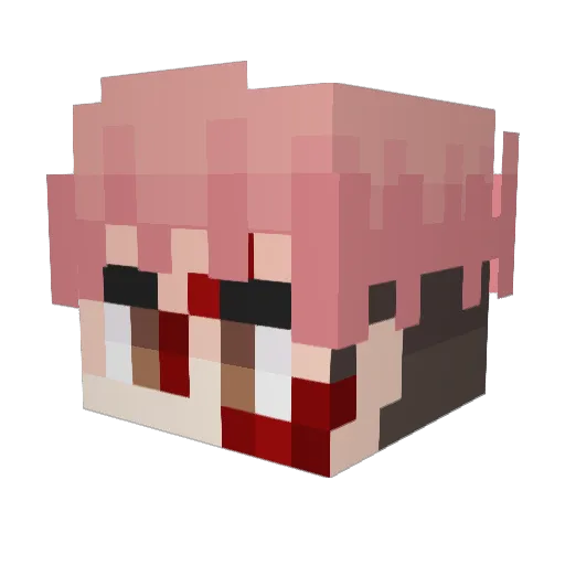 rephoenixo Minecraft avatar head, 3D render