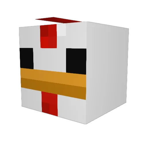 replacingninja1 Minecraft avatar head, 3D render