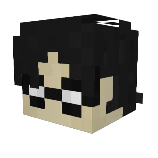 replayGD Minecraft avatar head, 3D render