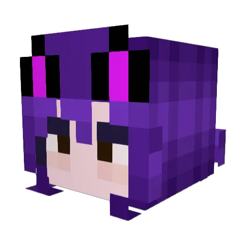 reprehf Minecraft avatar head, 3D render