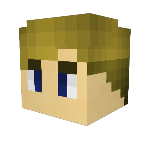 reptayn Minecraft avatar head, 3D render