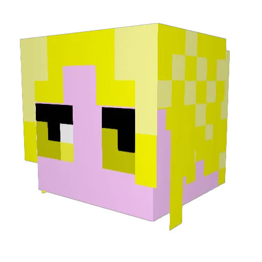 reptillia1997 Minecraft avatar head, 3D render