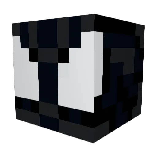resTojo Minecraft avatar head, 3D render
