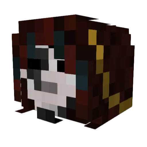 researcher258 Minecraft avatar head, 3D render