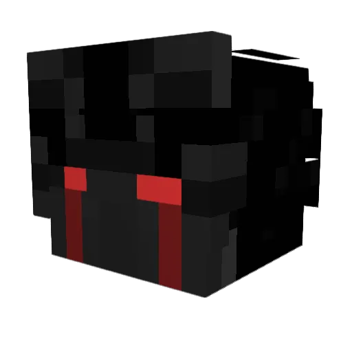reset666 Minecraft avatar head, 3D render