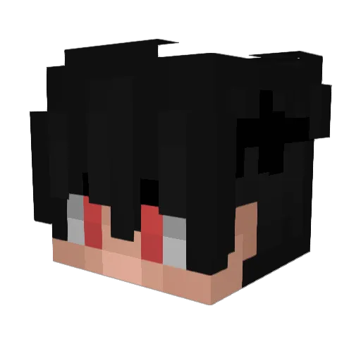 reshipping Minecraft avatar head, 3D render