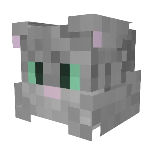 resident3001 Minecraft avatar head, 3D render