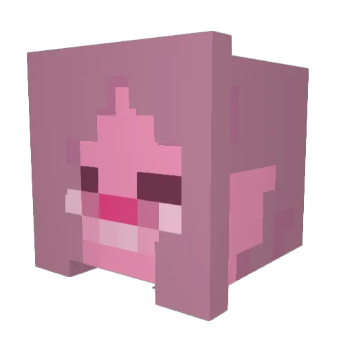 residentkaya Minecraft avatar head, 3D render