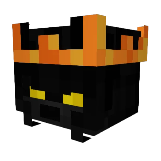 resilientwolf Minecraft avatar head, 3D render