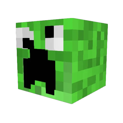 resilientx Minecraft avatar head, 3D render