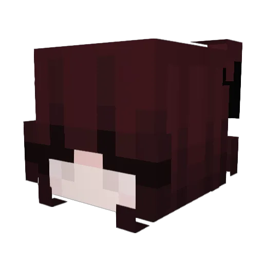 resiwe Minecraft avatar head, 3D render