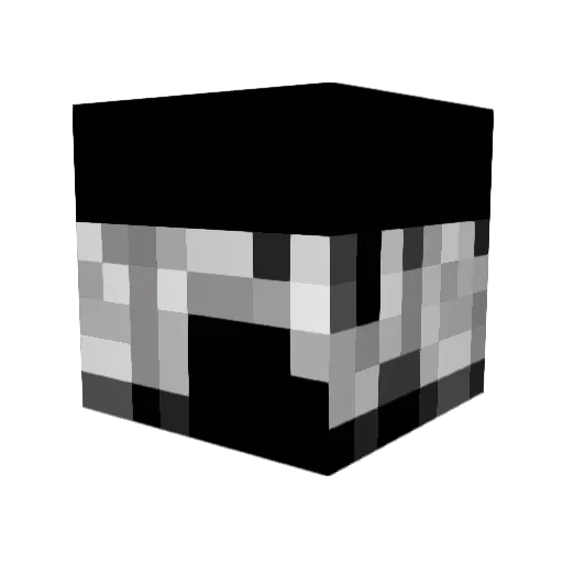 resol_u Minecraft avatar head, 3D render