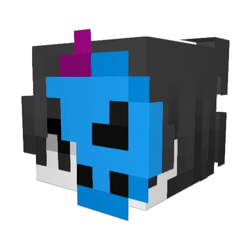 respeak Minecraft avatar head, 3D render