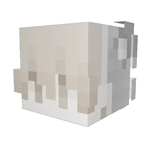 respect_the_gui Minecraft avatar head, 3D render
