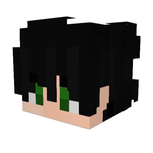 respectalgebra Minecraft avatar head, 3D render