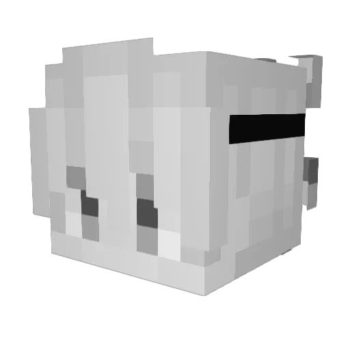 resperations Minecraft avatar head, 3D render