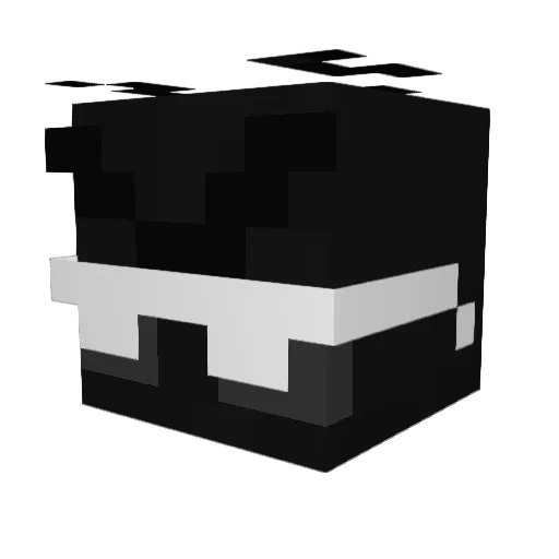 ressetje Minecraft avatar head, 3D render