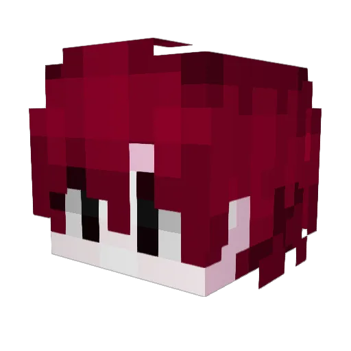 restindahouse Minecraft avatar head, 3D render