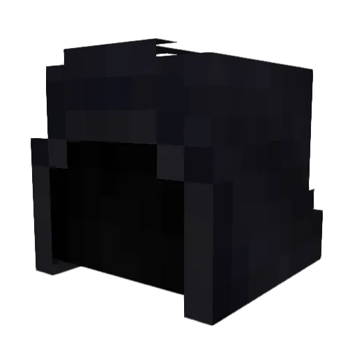 restlan Minecraft avatar head, 3D render