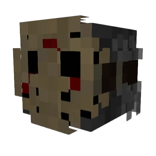 restnbass Minecraft avatar head, 3D render