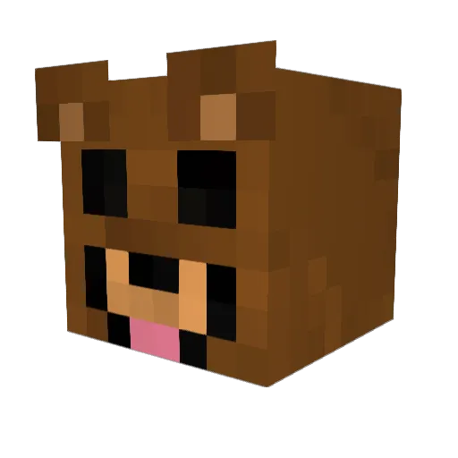resvera Minecraft avatar head, 3D render