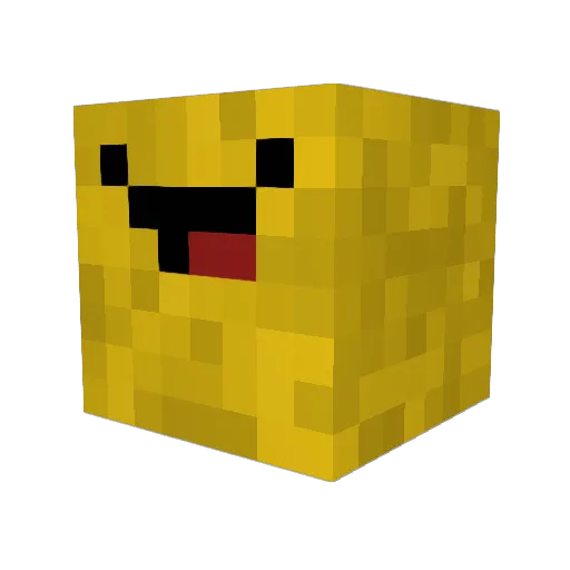 retar21 Minecraft avatar head, 3D render