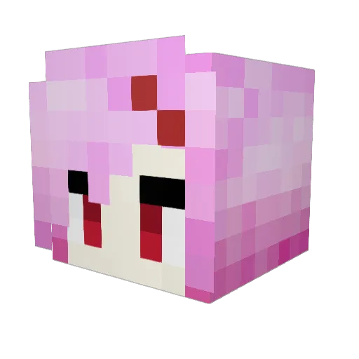 retgi Minecraft avatar head, 3D render