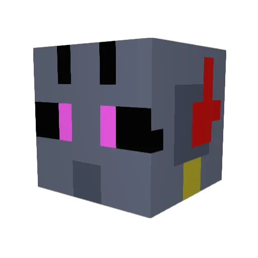 reticul_sedo Minecraft avatar head, 3D render