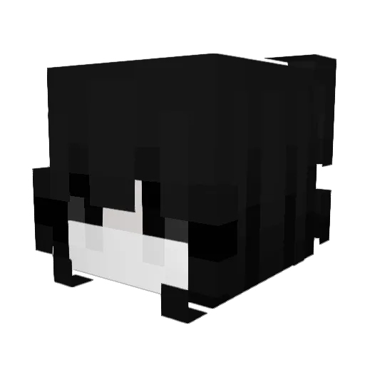 retrecc Minecraft avatar head, 3D render