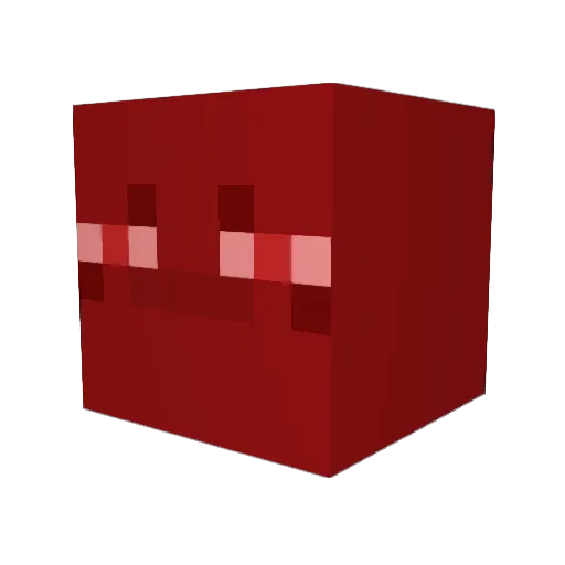 retroentertainmt Minecraft avatar head, 3D render