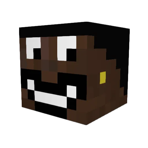 retrothekidd2 Minecraft avatar head, 3D render