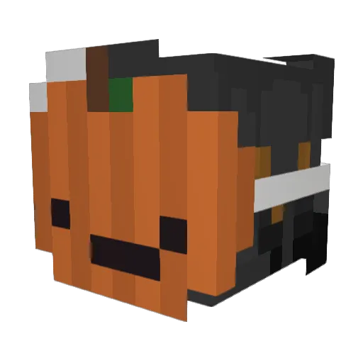rettv Minecraft avatar head, 3D render