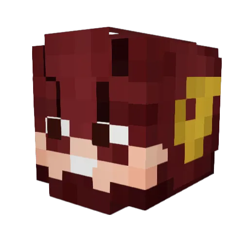 returnoftheEDi Minecraft avatar head, 3D render