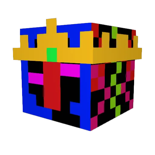 reu_24 Minecraft avatar head, 3D render