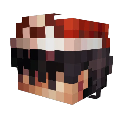 reubyyy_ Minecraft avatar head, 3D render