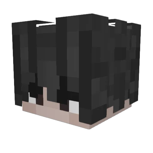 revaVFX Minecraft avatar head, 3D render