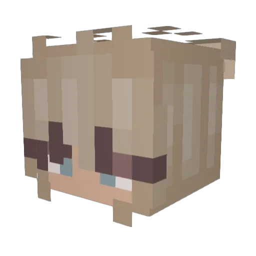 revamcneill Minecraft avatar head, 3D render