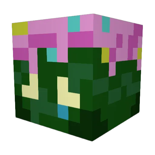 reve_0411 Minecraft avatar head, 3D render