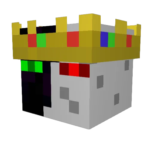 revengerusher Minecraft avatar head, 3D render