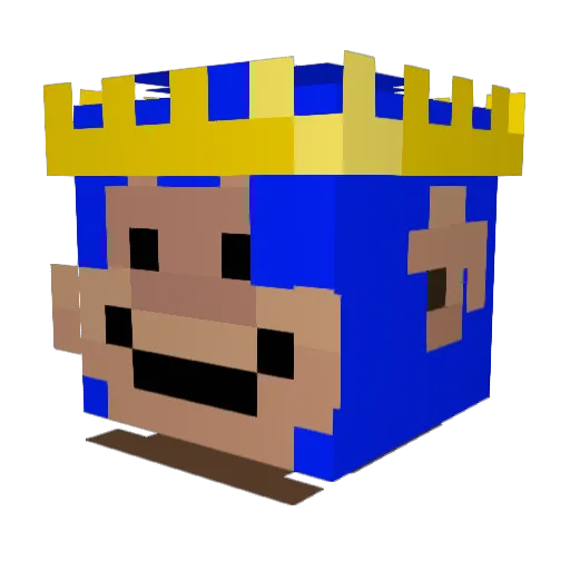 revilo614 Minecraft avatar head, 3D render