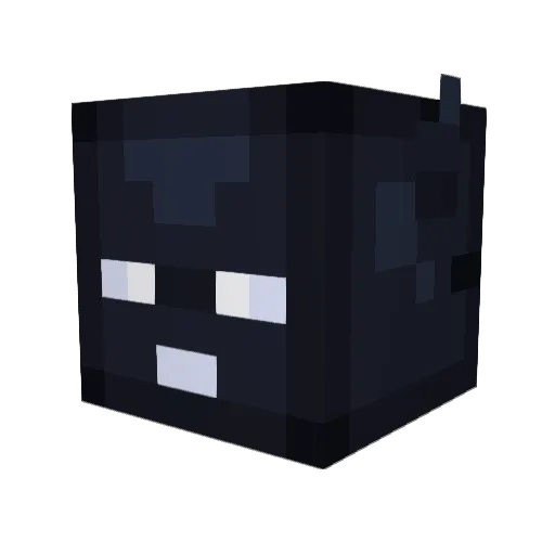 revivedhuman Minecraft avatar head, 3D render