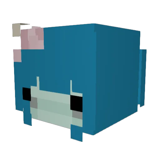 revivl3 Minecraft avatar head, 3D render